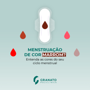 O que significa a cor marrom na menstruação?