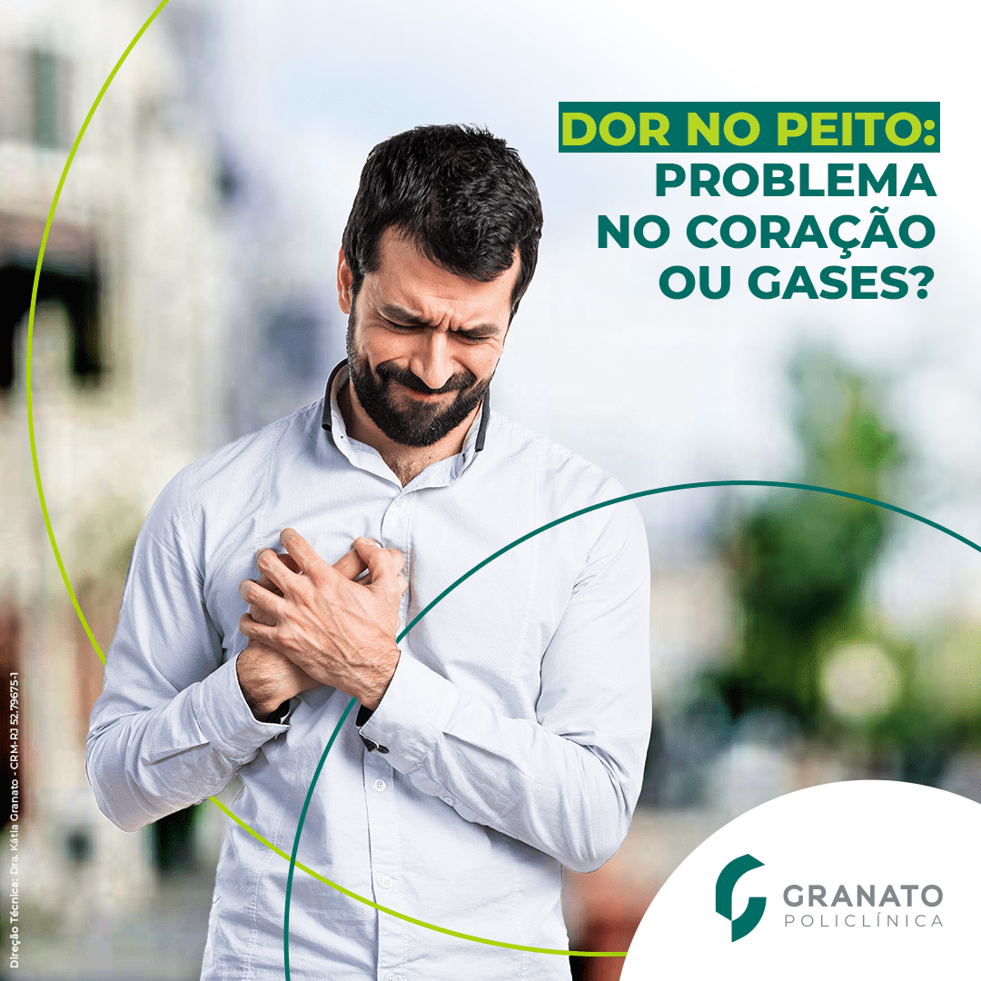 É problema no coração ou gases?