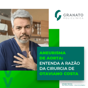 Aneurisma de aorta: entenda a razão da cirurgia de Otaviano Costa