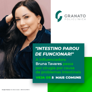 Influenciadora teve que correr para cirurgia por problema intestinal! Confira as principais doenças.