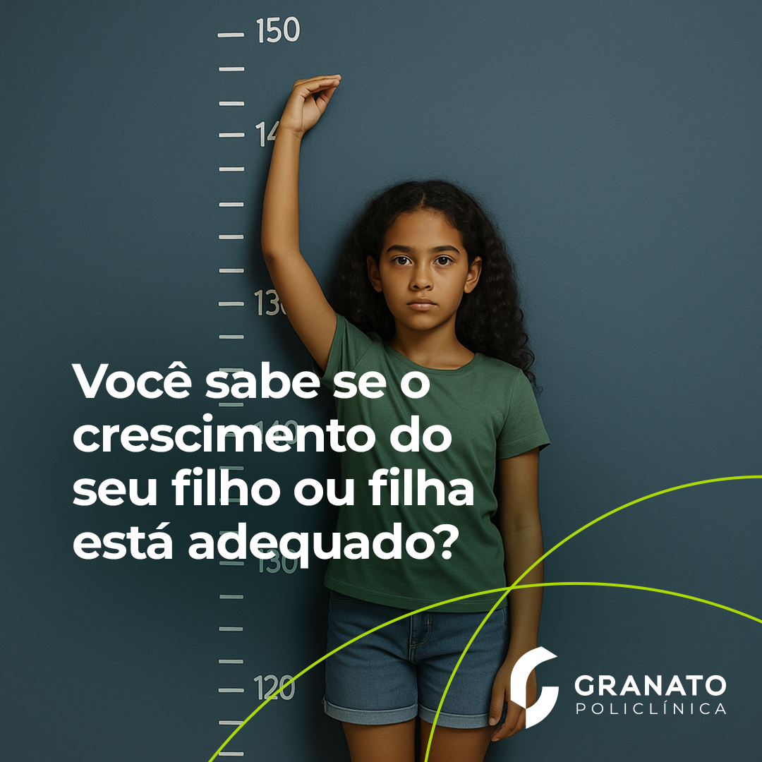 Sabe se o crescimento do seu filho está adequado?