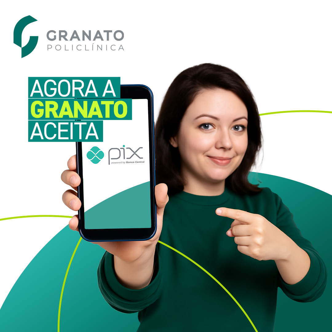 Agora a Granato aceita PIX!