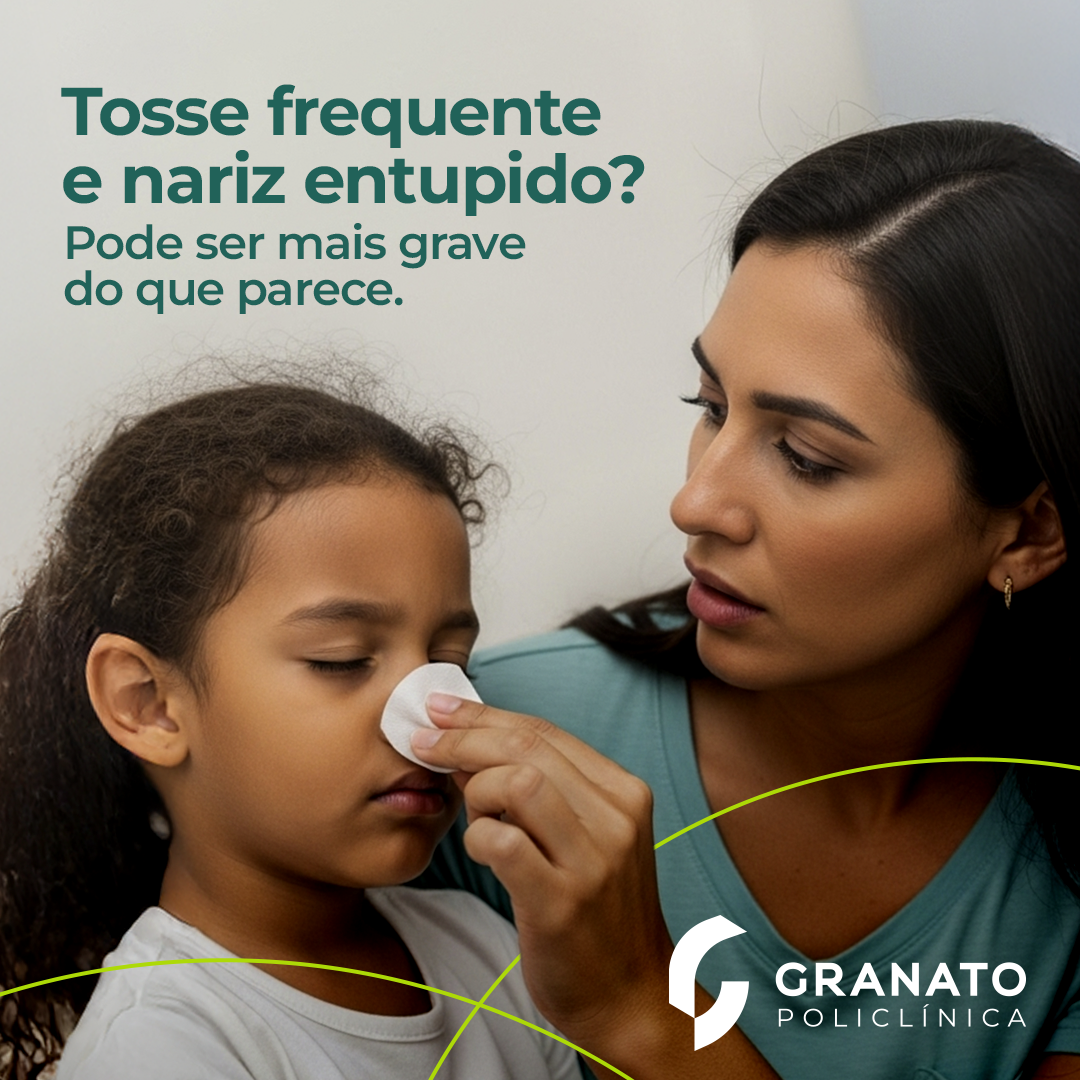 Tosse e Nariz Entupido em Crianças: Quando é Hora de Se Preocupar?