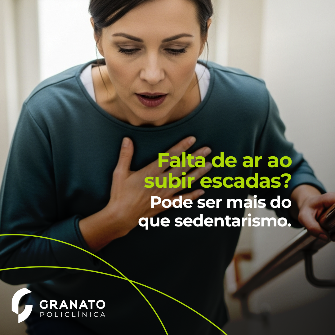 Falta de ar ao subir escadas? Pode ser mais do que sedentarismo