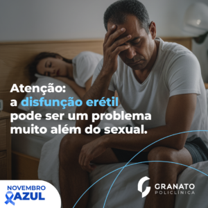 Atenção: disfunção erétil pode ser um problema muito além do sexual
