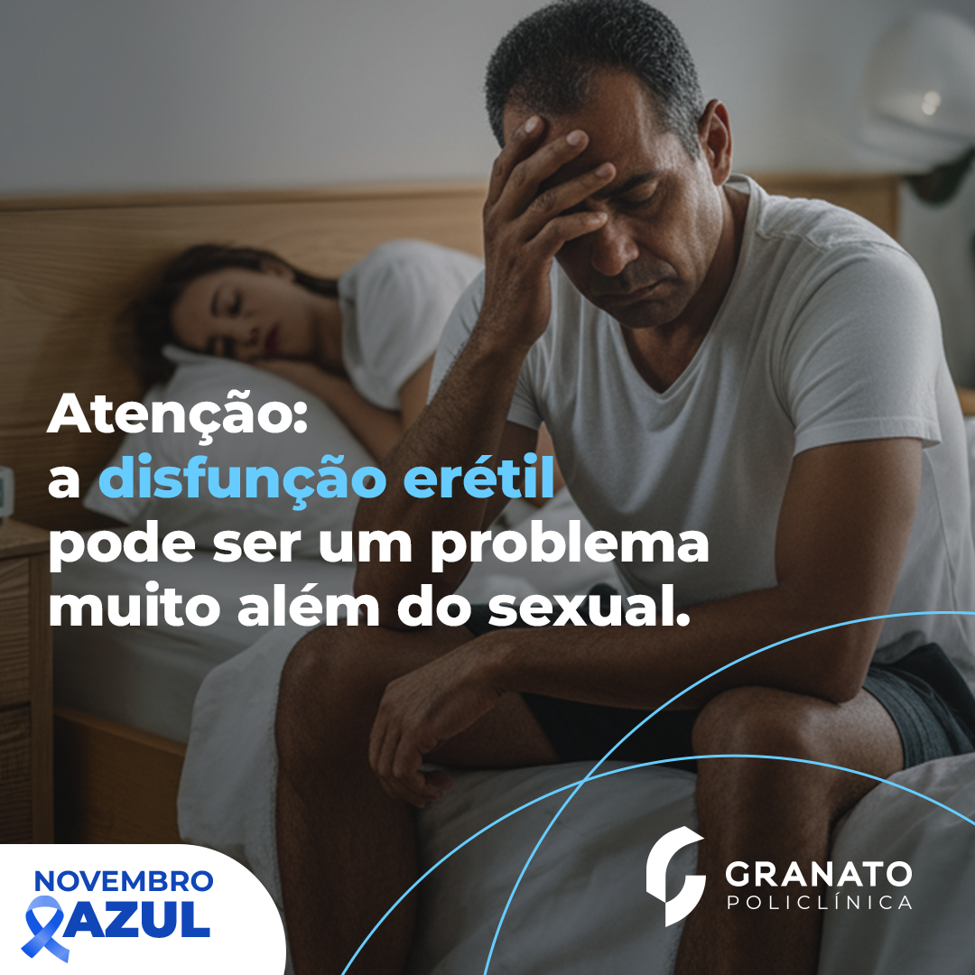 Atenção: disfunção erétil pode ser um problema muito além do sexual