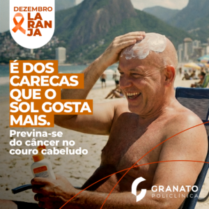 É dos carecas que o sol gosta mais.