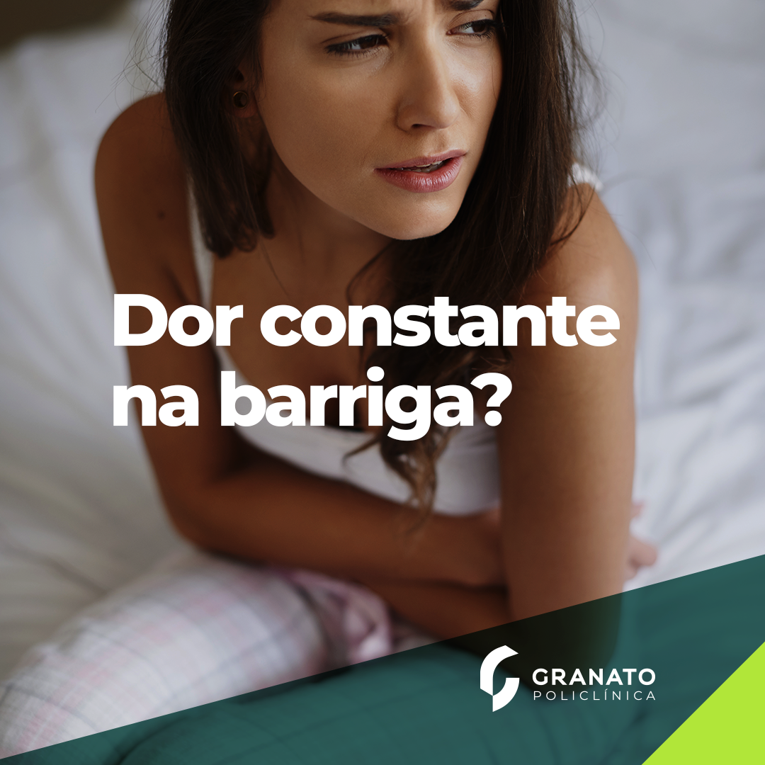 Anda sentindo dores constantes na barriga?